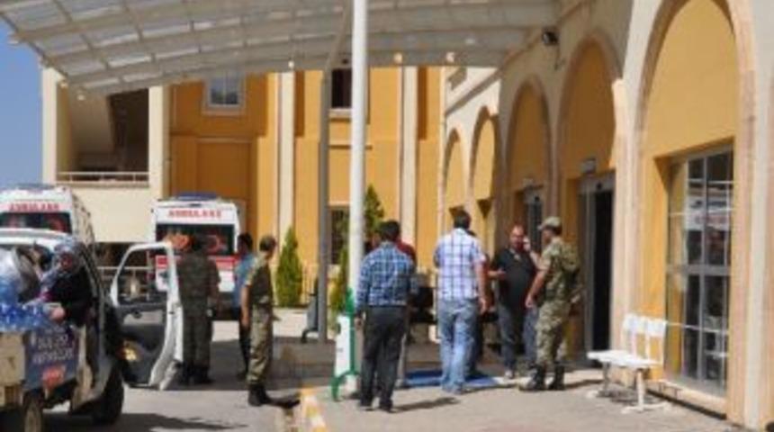 Midyat'ta Kazara Yaralanan Asker Hastaneye Kaldırıldı