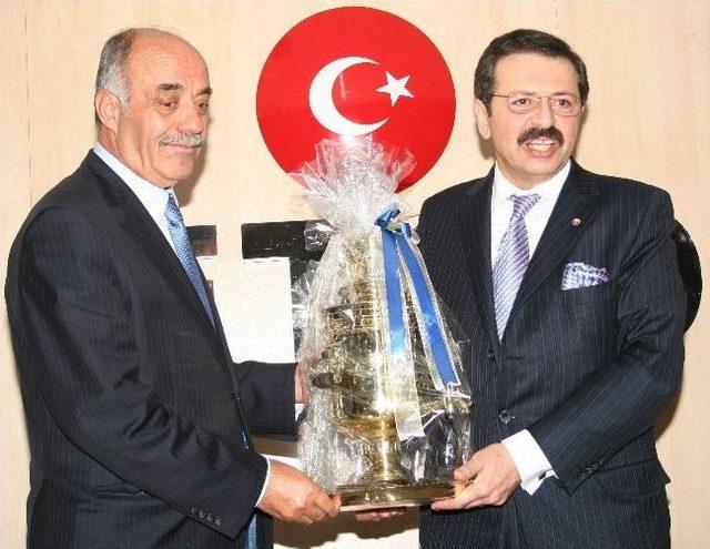 Etso, Hisarcıklıoğlu&rsquo;nu Ağırladı 3