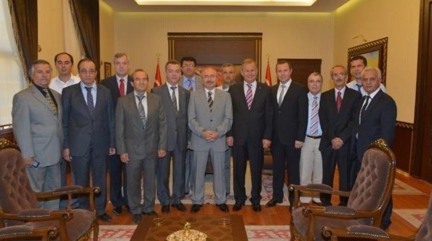 Ktso Yeni Y&ouml;netimi İle Vali Yaman&rsquo;ı Ziyaret Etti