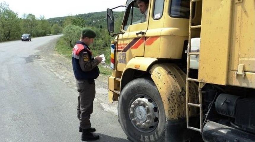 Jandarma&rsquo;dan Tonaj Denetim