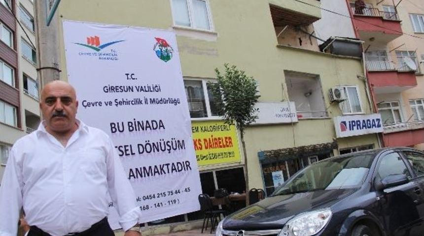 Yaptığı Başvuru İle Giresun&rsquo;da Kentsel D&ouml;n&uuml;ş&uuml;m&uuml;n &Ouml;nc&uuml;s&uuml; Oldu