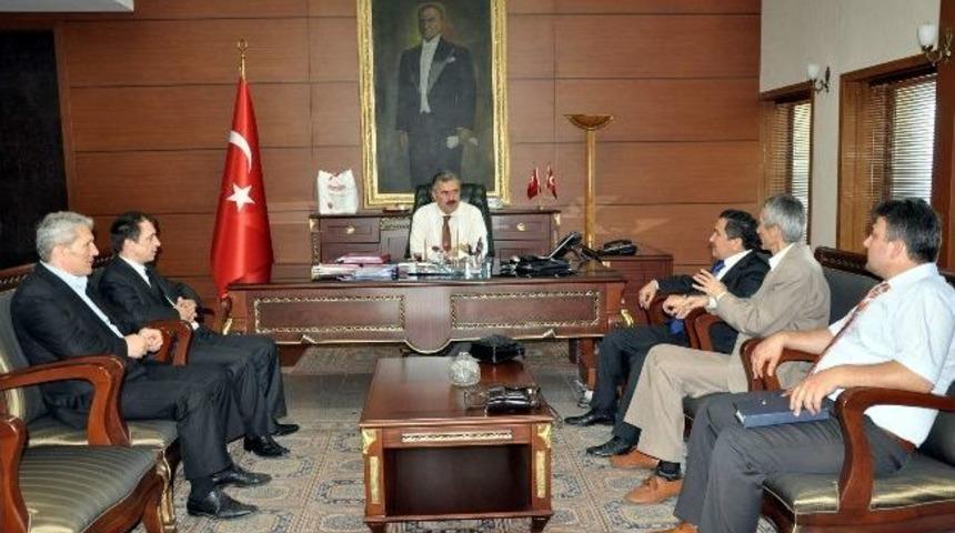 İstanbul Zonguldak Derneği Federasyonu Başkanı Kiremit&ccedil;i&rsquo;den, Vali Ayyıldız&rsquo;a Ziyaret