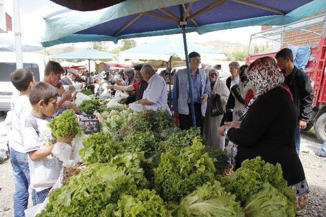 Köy Pazarına İlgi Artıyor