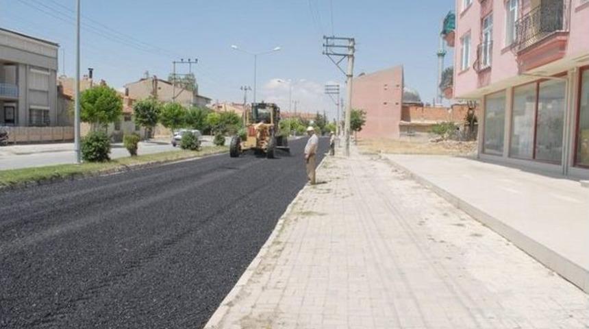 Bolvadin'de Sıcak Asfalt Seferberliği Başladı