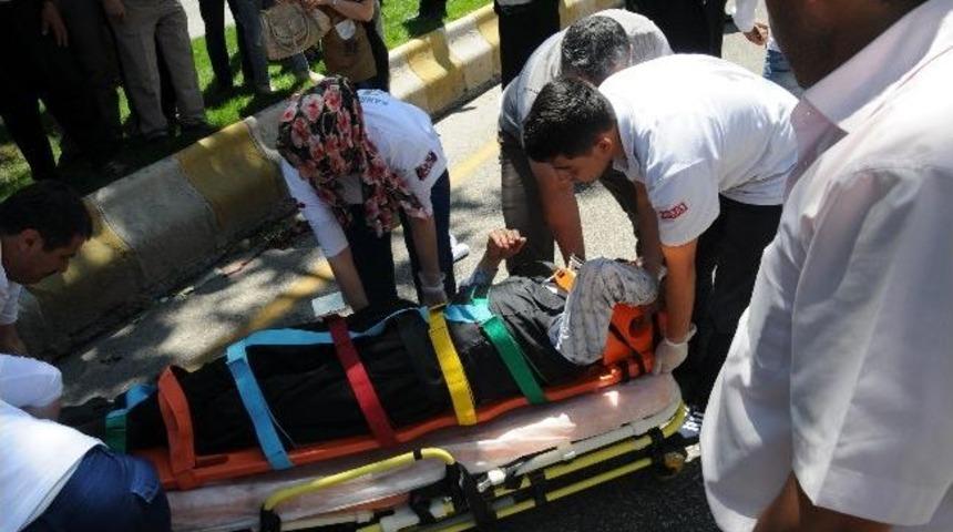 Kahramanmaraş&rsquo;ta Trakik Kazası: 1 Yaralı