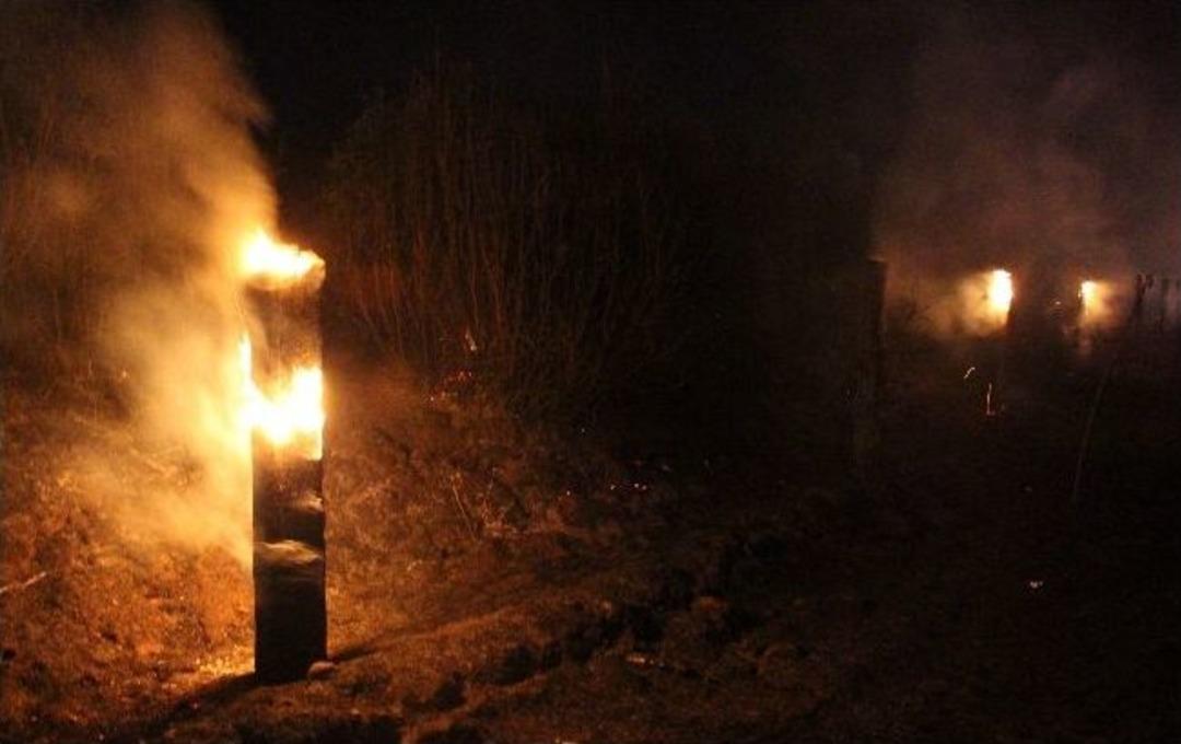 Nazilli&rsquo;de 1 Hektar Ziraat Alanı K&uuml;l Oldu