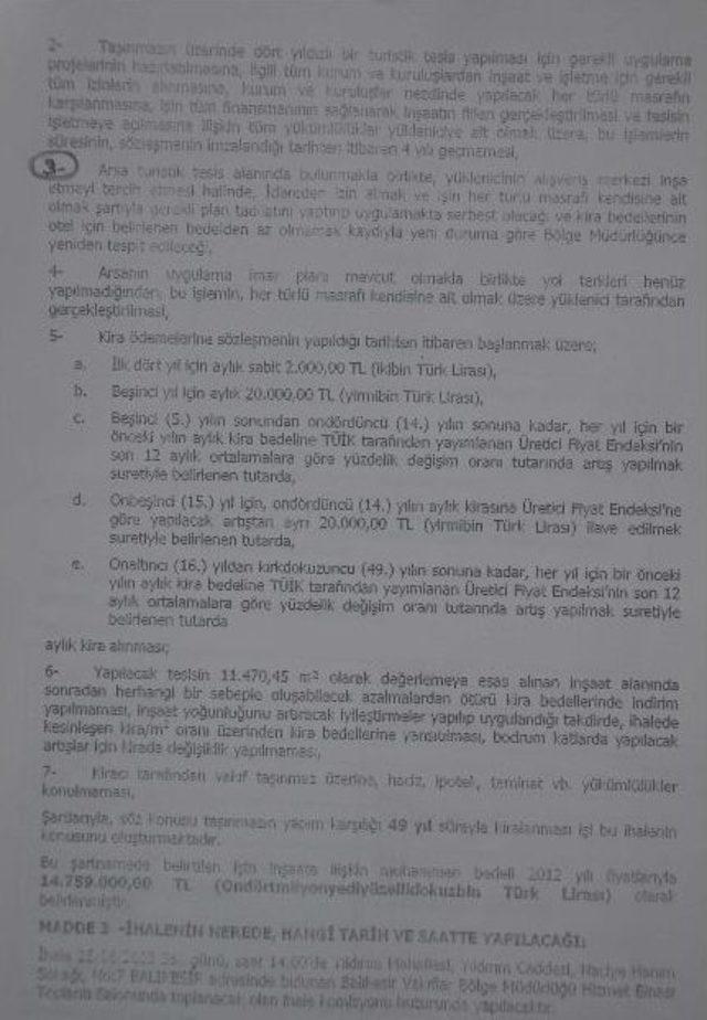 Başkan Ok tan Otel İhalesi A&ccedil;ıklaması 3