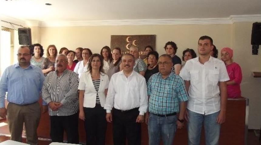Mhp Kadın Kollarının Yeni Y&ouml;netimi Tanıtıldı