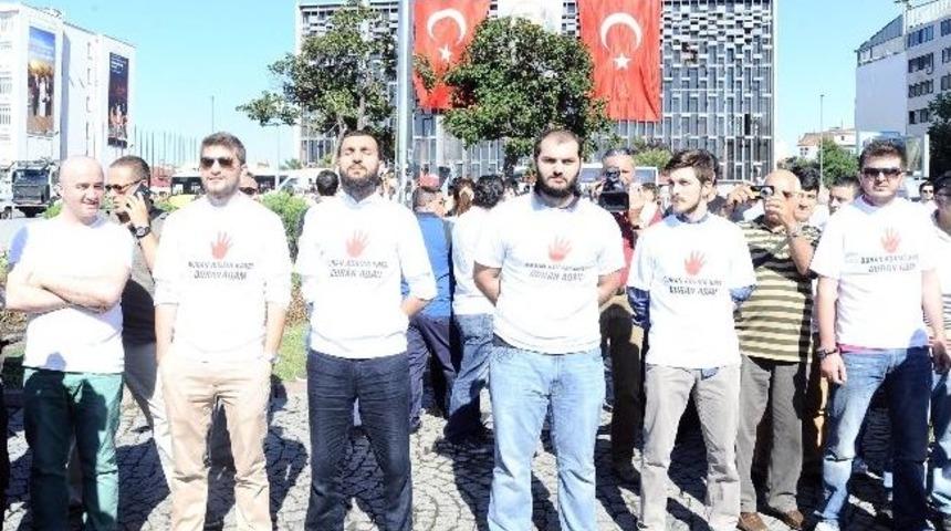 Duran adamlara karşı duran adamlar eylemi