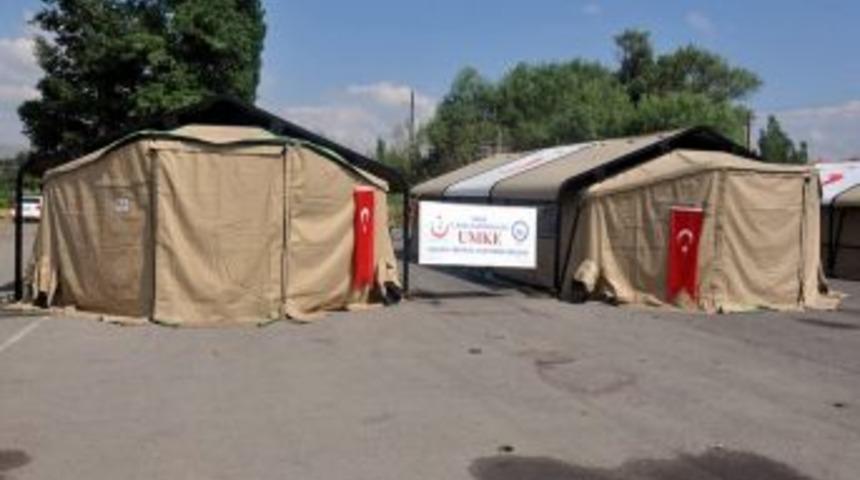 UMKE'den Mobil Sahra Hastanesi Tatbikatı