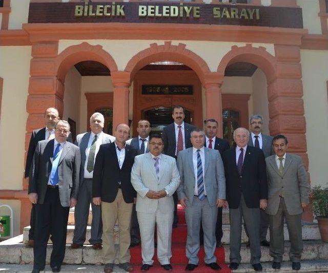 Bozüyük Tso Heyeti Başkan Selim Yağcı yı Ziyaret Etti 1