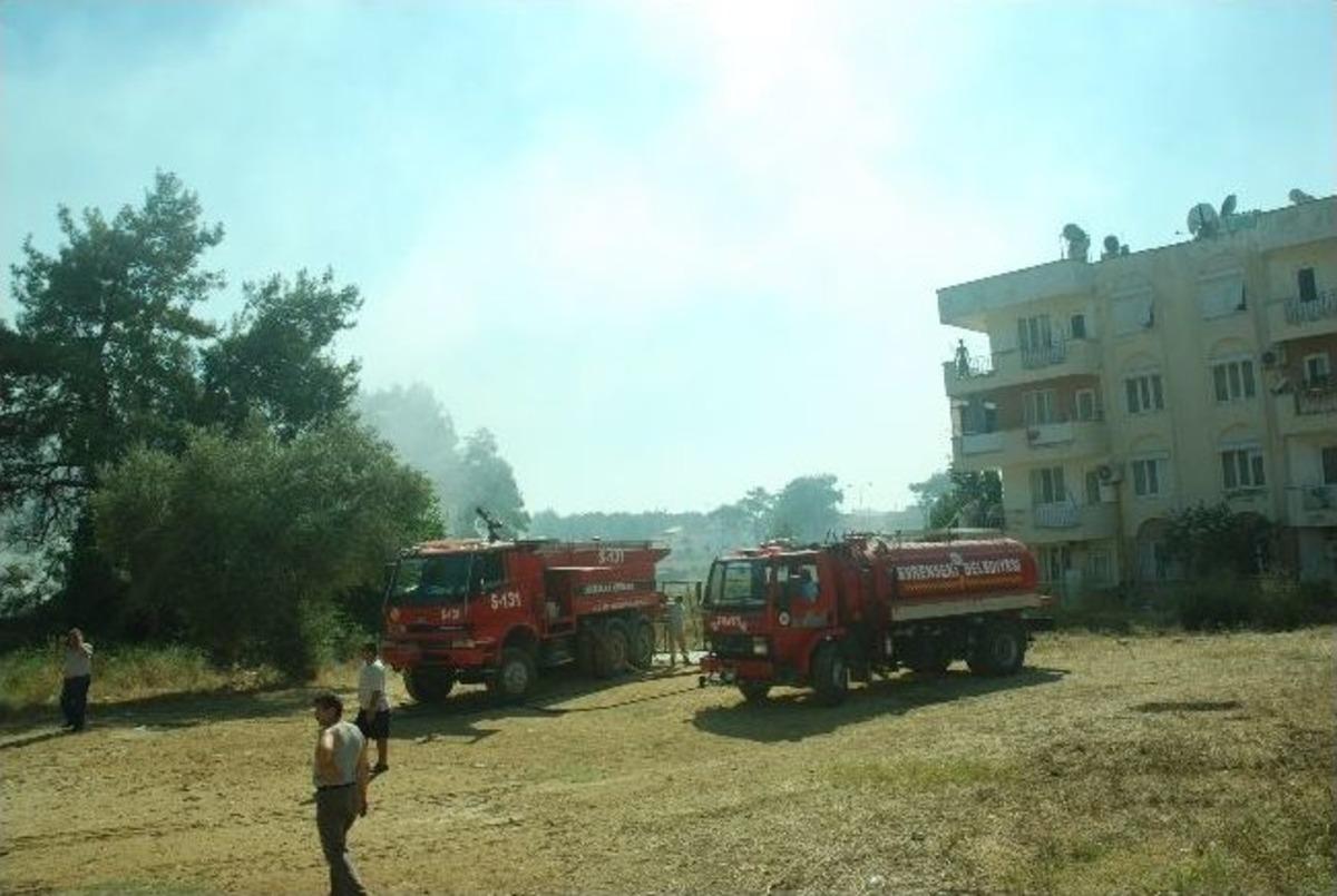 Manavgat'ta 7 D&ouml;n&uuml;m Kızıl&ccedil;am Ormanı Yandı