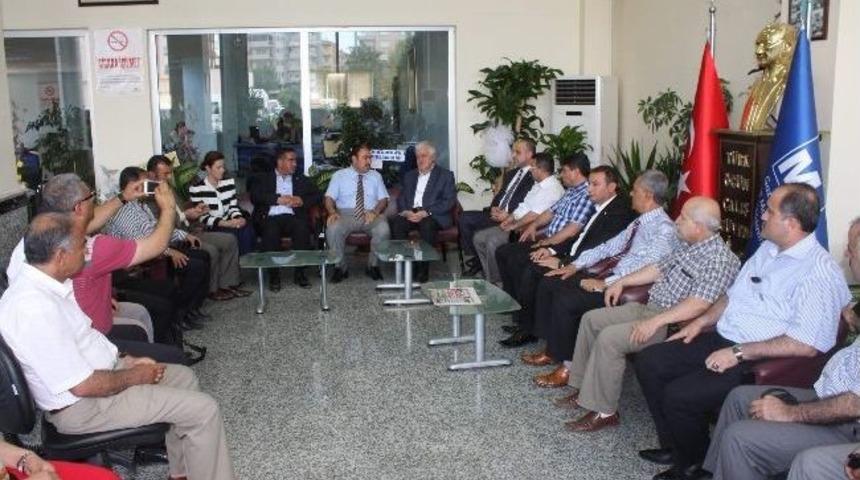 Ak Parti Gaziantep İl Başkanlığı&rsquo;ndan Gsmmmo Ve Ymmo'ya Ziyaret