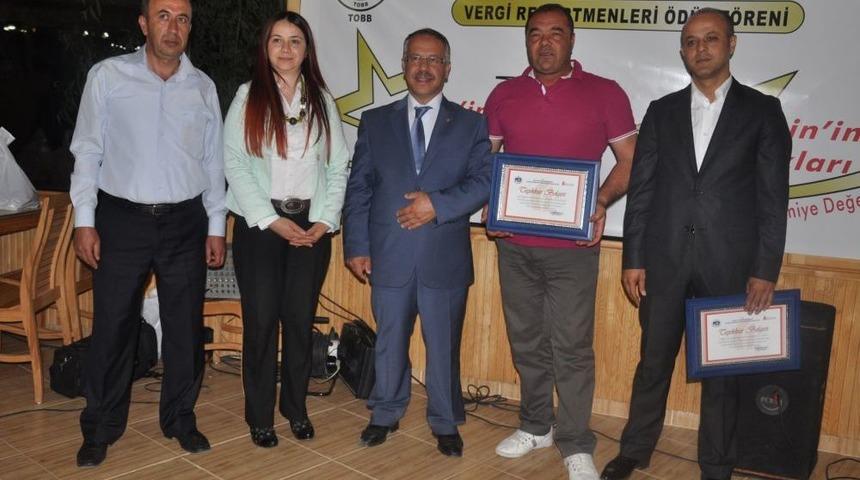 Afşin&rsquo;de Vergi Rekortmenleri &Ouml;d&uuml;llendirildi