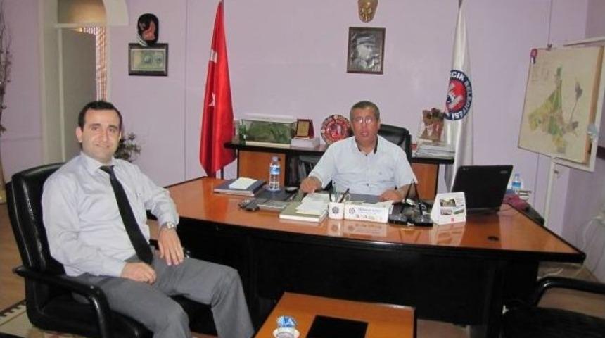 Kosgeb İl M&uuml;d&uuml;r&uuml;'nden Hisarcık Belediye Başkanı'na Ziyaret