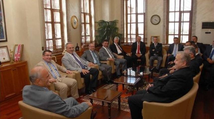 Başkan Yılmaz&rsquo;a Ziyaretler