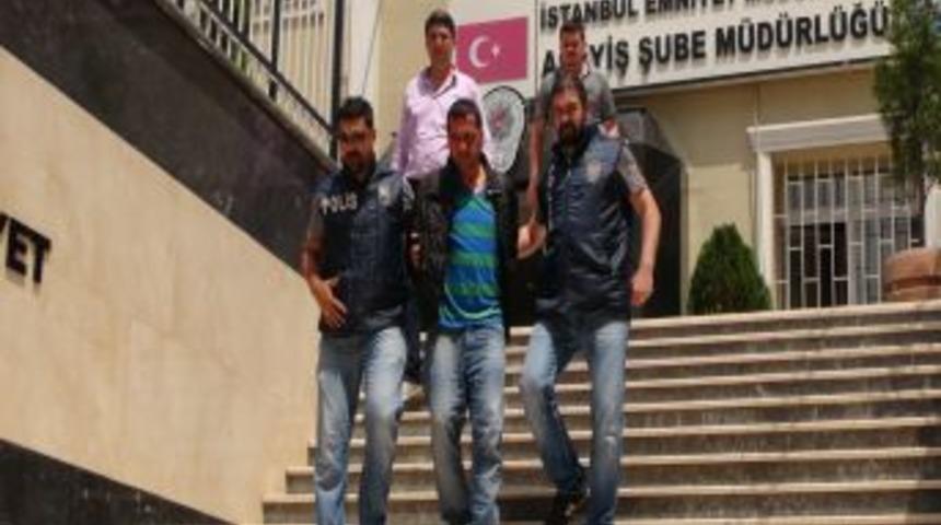 Elektrik&ccedil;i kılığındaki tacizci g&uuml;venlik kamerasında