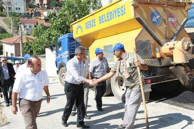 Gebze’de Asfalt Seferberliği Başlatıldı