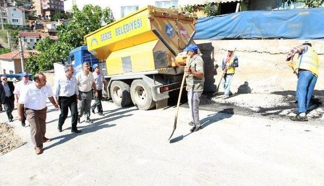 Gebze’de Asfalt Seferberliği Başlatıldı