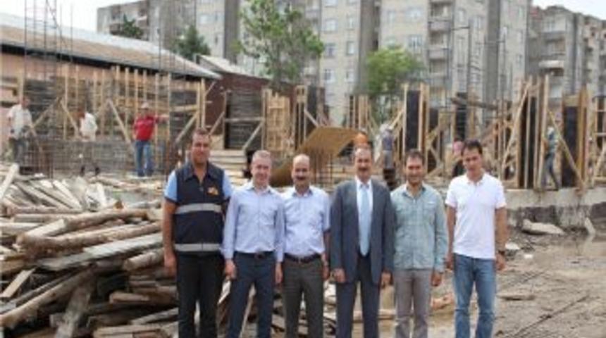 &Ccedil;arşamba &Ouml;ğretmenevi Inşaatı Yıl Sonunda Tamamlanacak