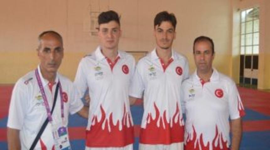 Konyalı Tekvandocu Kardeşler Akdeniz Oyunları'nda