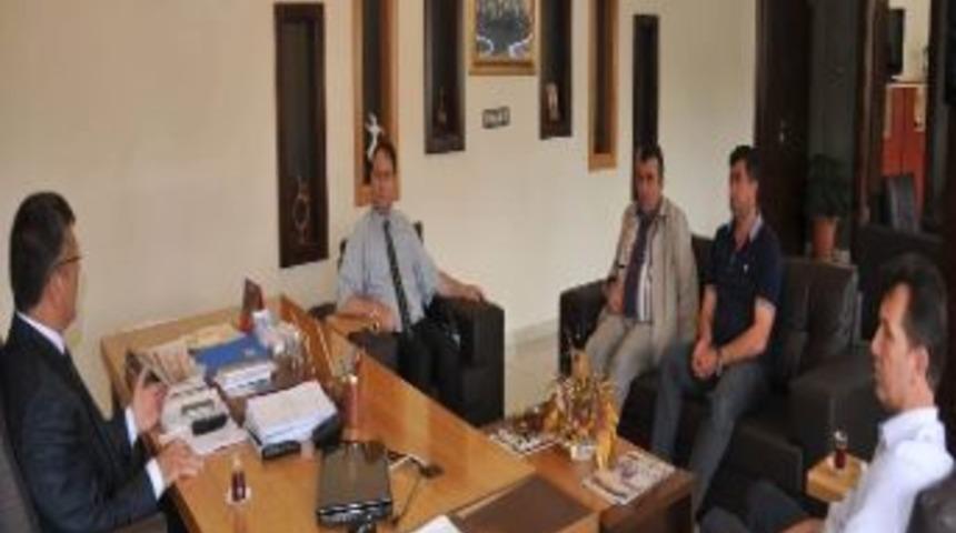 Gıda Tarım İl M&uuml;d&uuml;r&uuml; T&uuml;rkmen&rsquo;den Başkan Akdoğan&rsquo;a Ziyaret