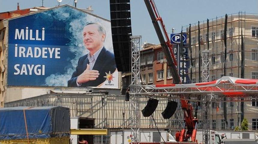 Kayseri Meydanı Başbakan I&ccedil;in Hazırlanıyor