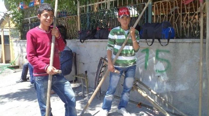 Tırpancılara Yağmur Engeli