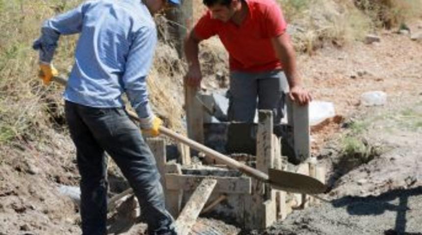 Talas'ta Sulama Kanallarına Islah