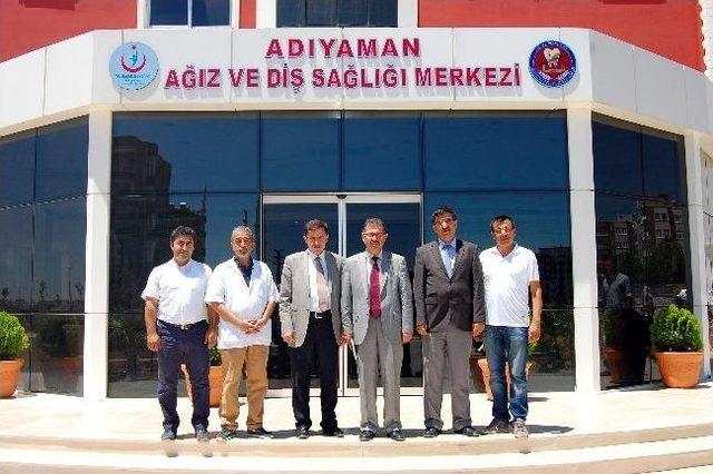 Müdürler Ağız Ve Diş Sağlığı Merkezini Gezdi