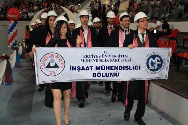 Erü Mühendislik Fakültesi’nde Mezuniyet Coşkusu