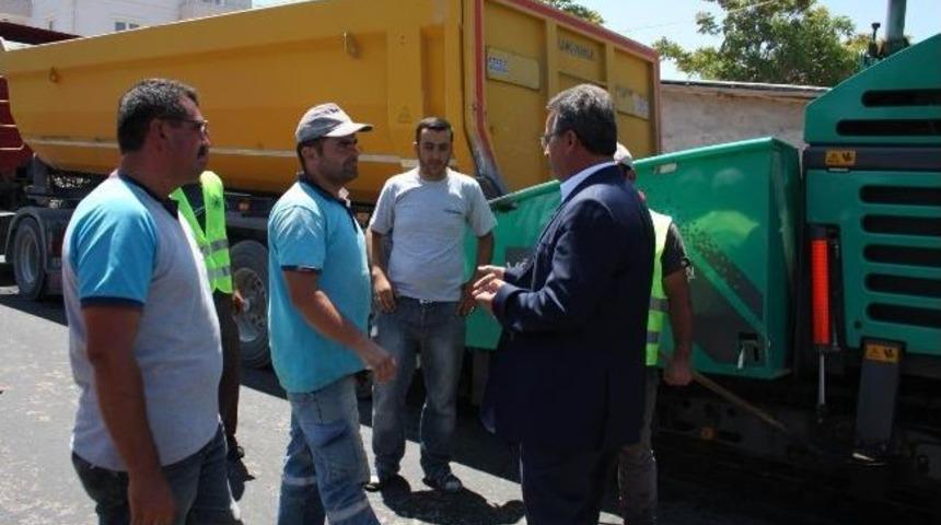 Karatay&rsquo;da Asfalt &Ccedil;alışmaları S&uuml;r&uuml;yor