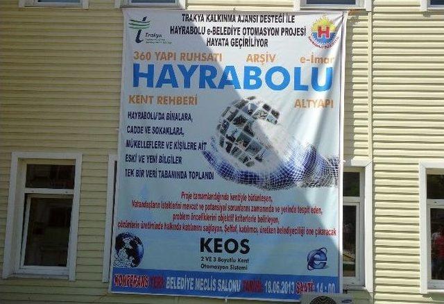 Hayrabolu Kent Otomasyon Sistemiyle Buluştu