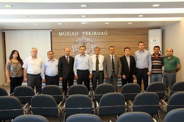 Vali Yerlikaya’dan Müsiad Tekirdağ Şubesine Ziyaret