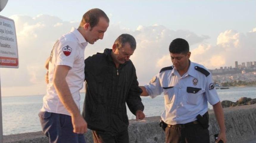 Balık Tutarken Kayalıklar Arasına D&uuml;şt&uuml;