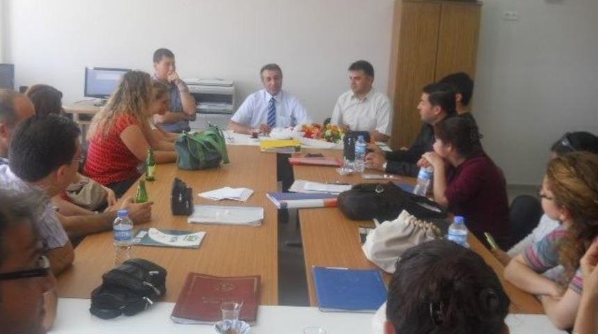 Mal M&uuml;d&uuml;r&uuml; Oğraş, Anadolu &Ouml;ğretmen Lisesini Ziyaret Etti