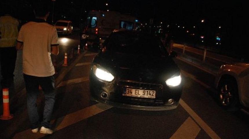 Otomobilin Çarptığı Genç Yaralandı