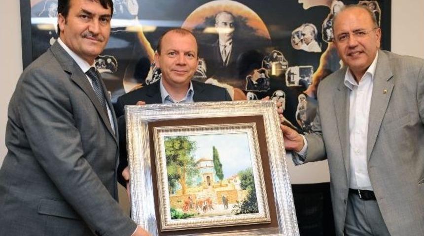 Başkan D&uuml;ndar&rsquo;dan Ticaret Borsası&rsquo;na Ziyaret