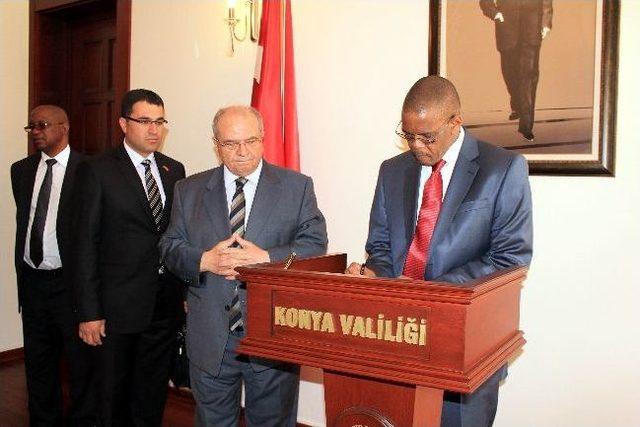 Güney Afrika Heyeti’nden Konya Valiliğine Ziyaret