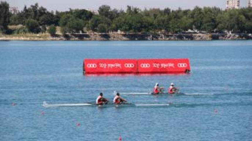 Akdeniz Oyunları K&uuml;rek Yarışları Adana&rsquo;da Başladı