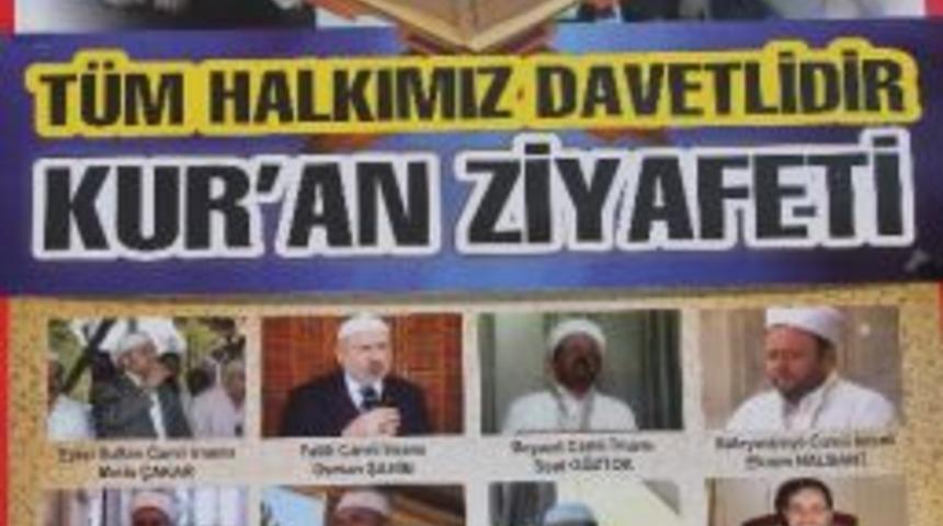 Geleneksel Kur&rsquo;an Ziyafetinin 5&rsquo;incisi 30 Haziran&rsquo;da Yapılacak