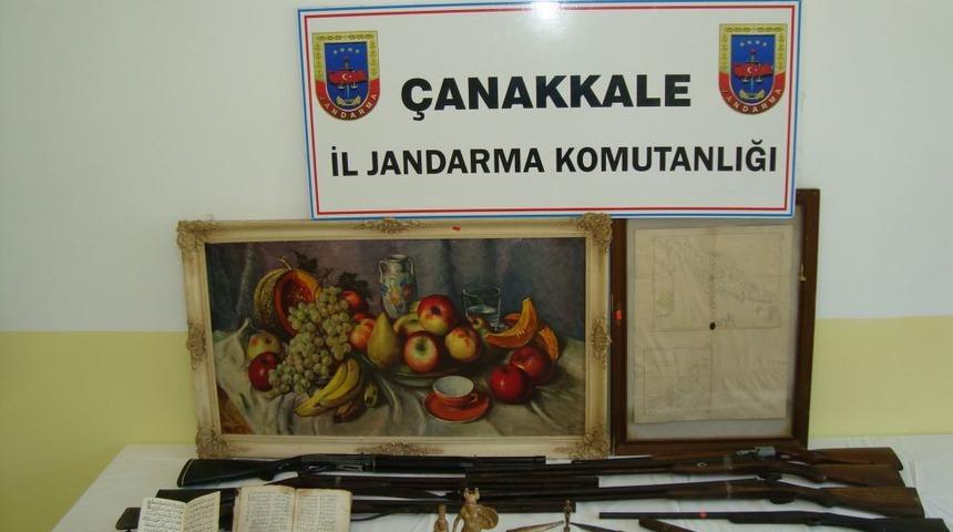 &Ccedil;anakkale'de 53 Adet Tarihi Eser Ele Ge&ccedil;irildi