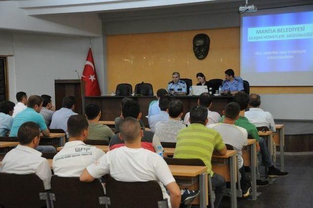 Manisa’da Halk Otobüsü Şoförlerine Bilgilendirme Semineri