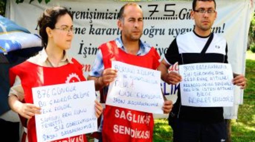 İşten Atılan Iş&ccedil;iler, Başbakan Erdoğan&rsquo;dan Yardım Bekliyor