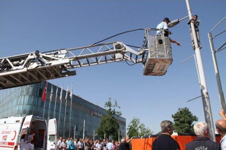 Bursa'da Komedi Gibi İntihara Teşebbüs G4