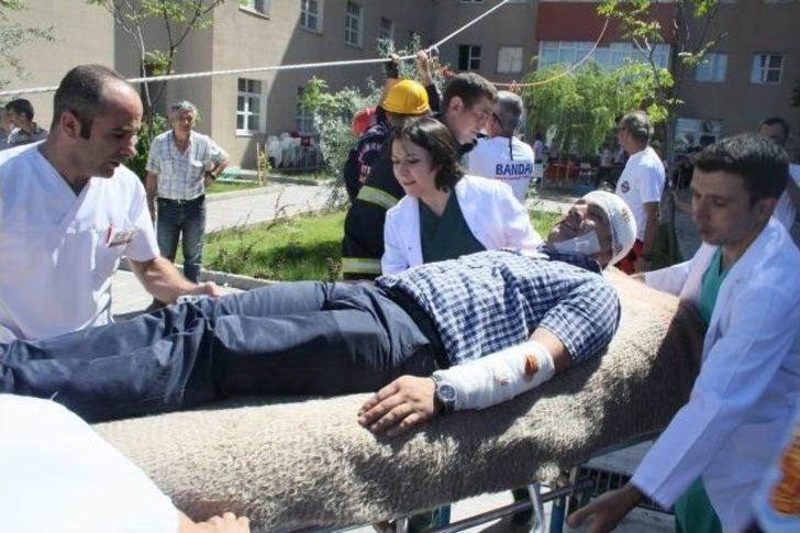 Devlet Hastahanesinde Deprem Tatbikatı G3