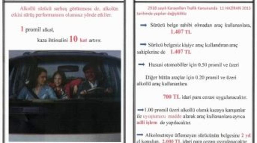 Ehliyetsiz Trafiğe &Ccedil;ıkan Yandı