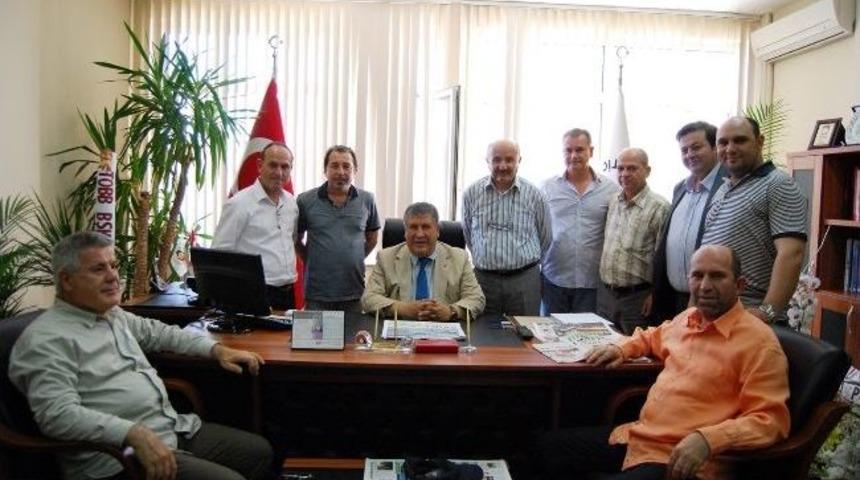 &Ccedil;orlu Gıda Sitesi&rsquo;nden &Ccedil;tso&rsquo;ya Tebrik Ziyareti