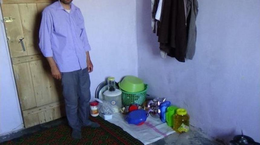 Eşinin tedavisi için ilçeye göç etti, kirasını ödeyemez duruma geldi