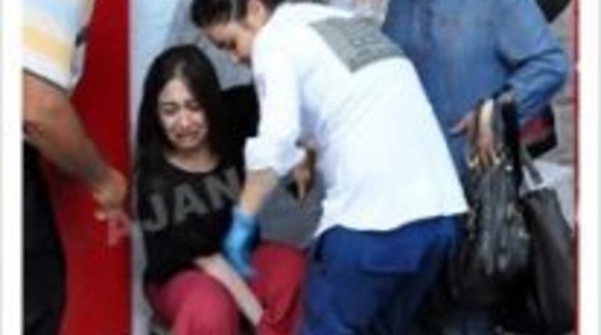 Kavgayı İzlerken Yaralandı